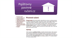 Desktop Screenshot of pojistovny-povinne-ruceni.cz