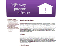 Tablet Screenshot of pojistovny-povinne-ruceni.cz